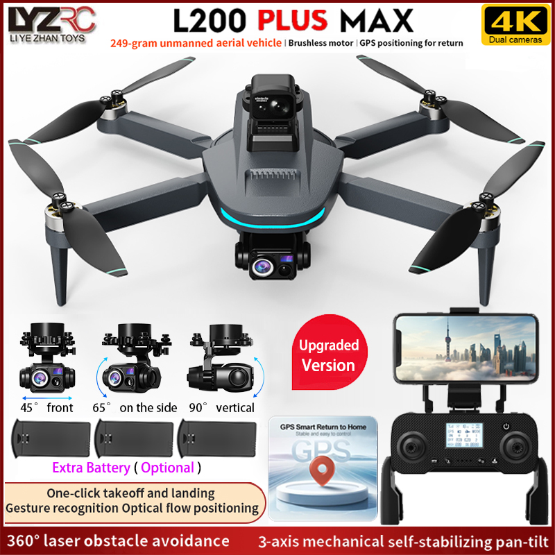 Drone Gimbal 3 Axis - Drone GPS L200 PLUS MAX Baru