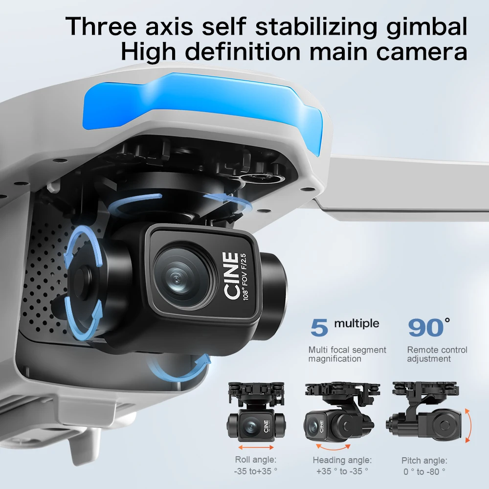 S-X1 GPS Foldable RC Quadcopte - Drone Gimbal 3 Axis ulasan dan harga